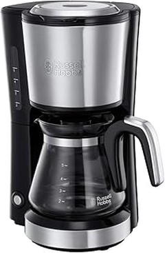 Instrucciones para usar una cafetera de filtro compacta