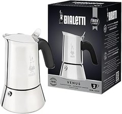 Reseñas de usuarios sobre cafeteras italianas de acero inoxidable