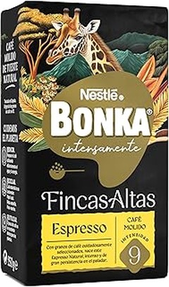 ¿Cuál es el precio promedio del café molido para espresso?
