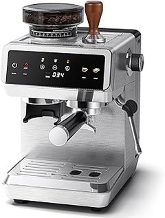 Cafeteras espresso manuales con molinillo