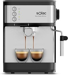 Cafeteras espresso manuales de acero inoxidable