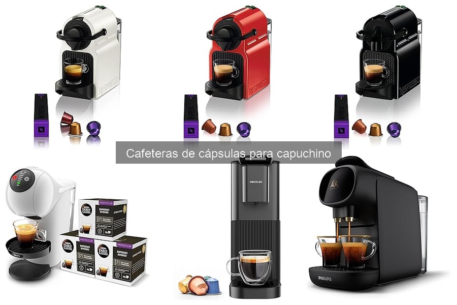 Alternativas a cafeteras de cápsulas para capuchino