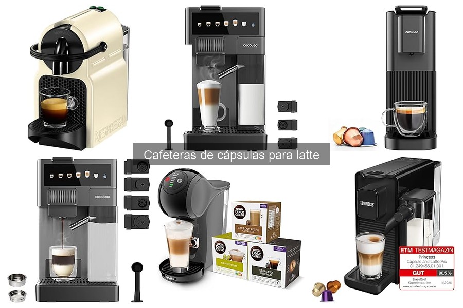 Alternativas a Cafeteras de Cápsulas para Latte