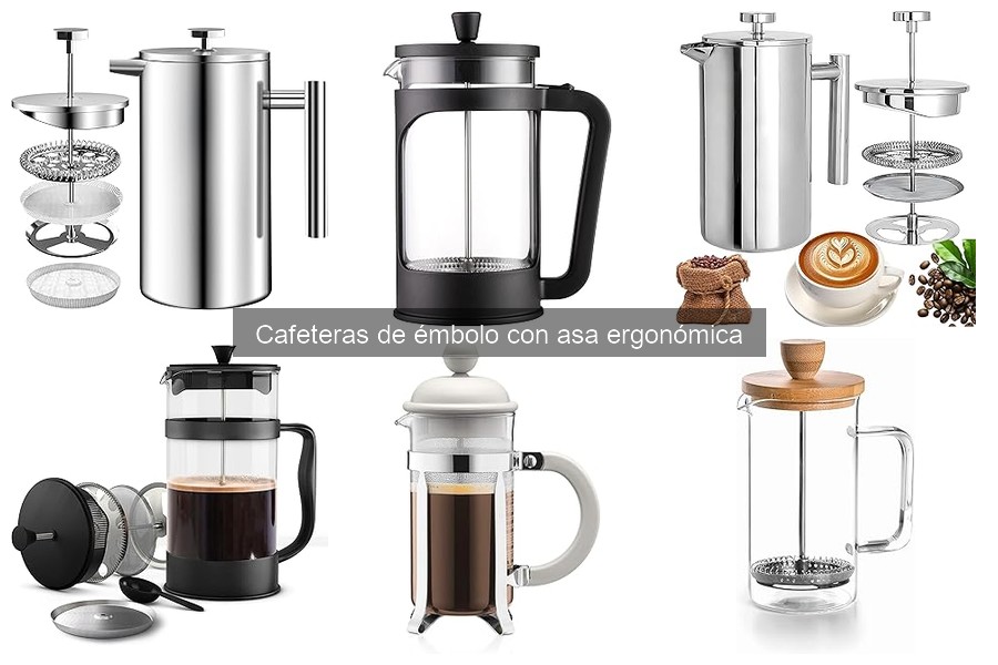 Alternativas a cafeteras de émbolo ergonómicas para preparar café