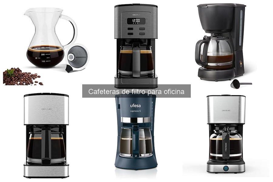 Alternativas a cafeteras de filtro para oficinas: ¿qué elegir?