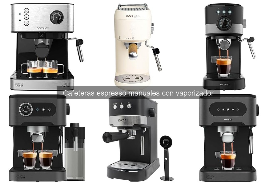 Alternativas a cafeteras espresso manuales con vaporizador