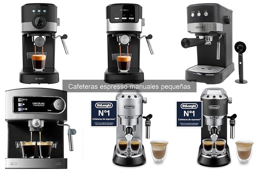 ** Alternativas a cafeteras espresso manuales pequeñas