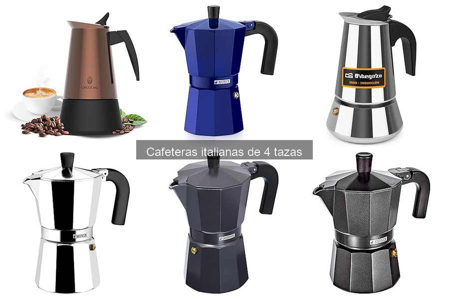 Alternativas a Cafeteras Italianas de 4 Tazas para Café
