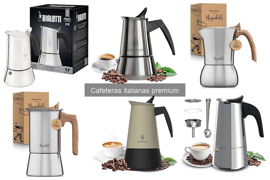 Alternativas a cafeteras italianas premium: opciones asequibles
