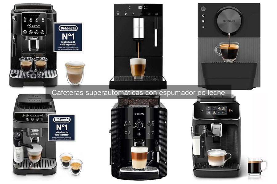 Alternativas a cafeteras superautomáticas con espumador de leche