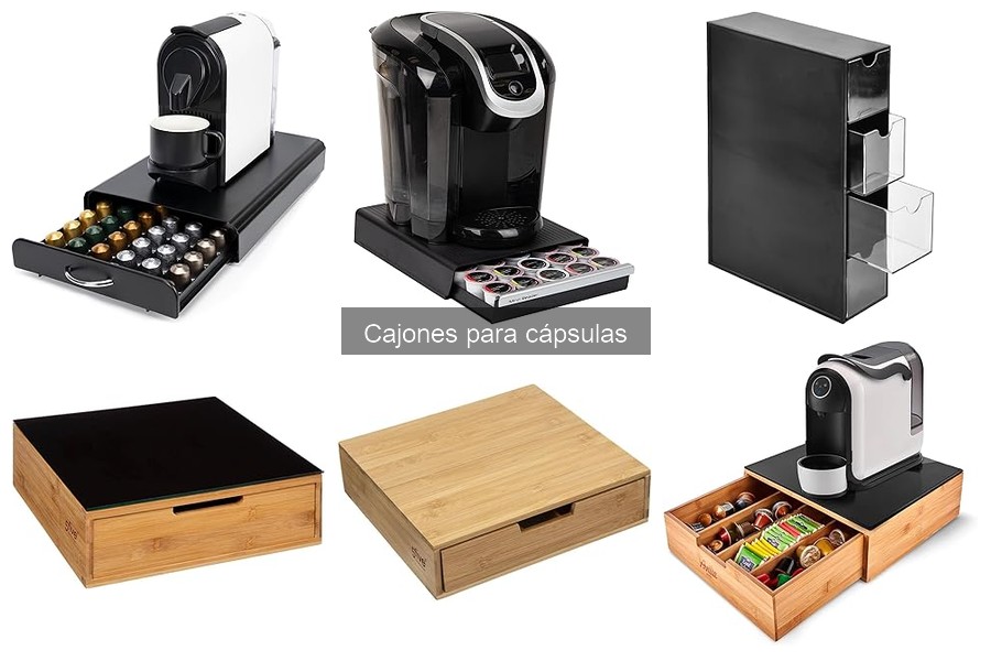 Alternativas a cajones para cápsulas de café: opciones efectivas