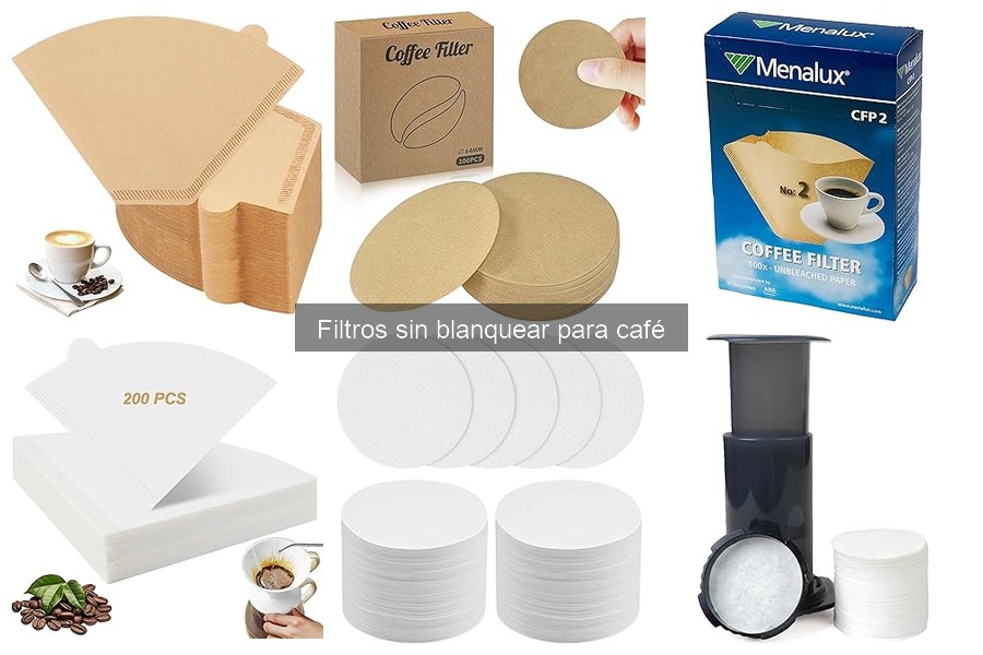 Alternativas a Filtros Sin Blanquear para Café