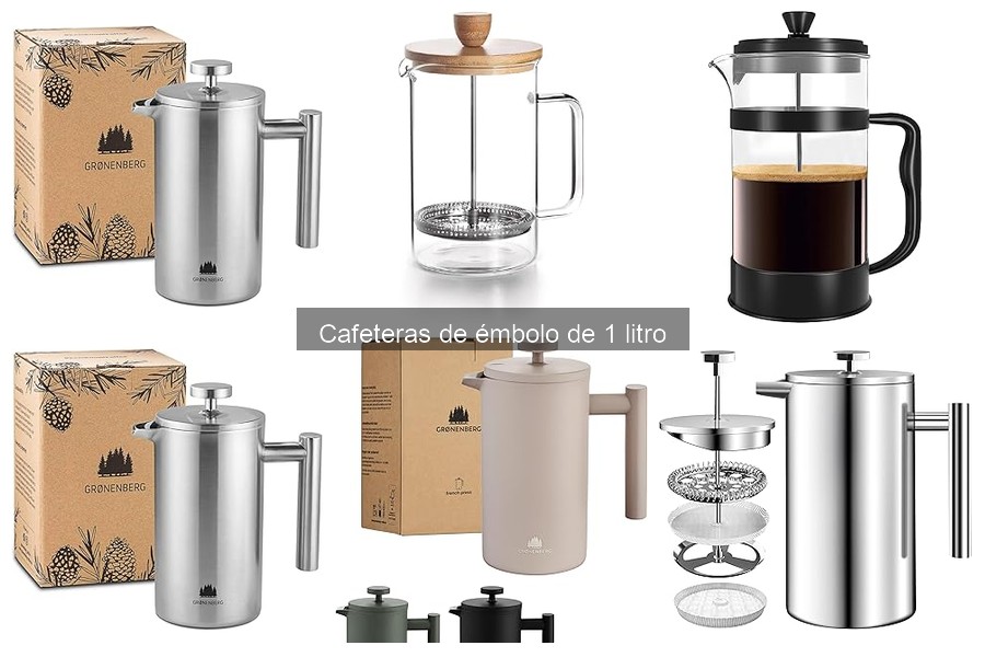 Alternativas a la cafetera de émbolo de 1 litro