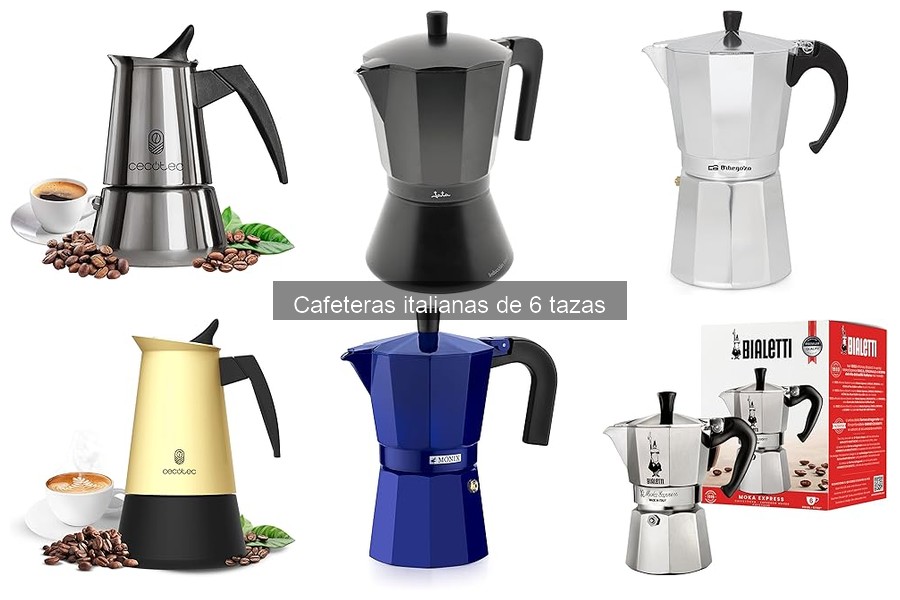 Alternativas a la cafetera italiana de 6 tazas: descubre opciones