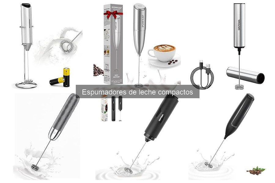 Alternativas a los espumadores de leche compactos