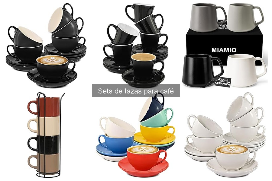 Alternativas creativas a los sets de tazas para café