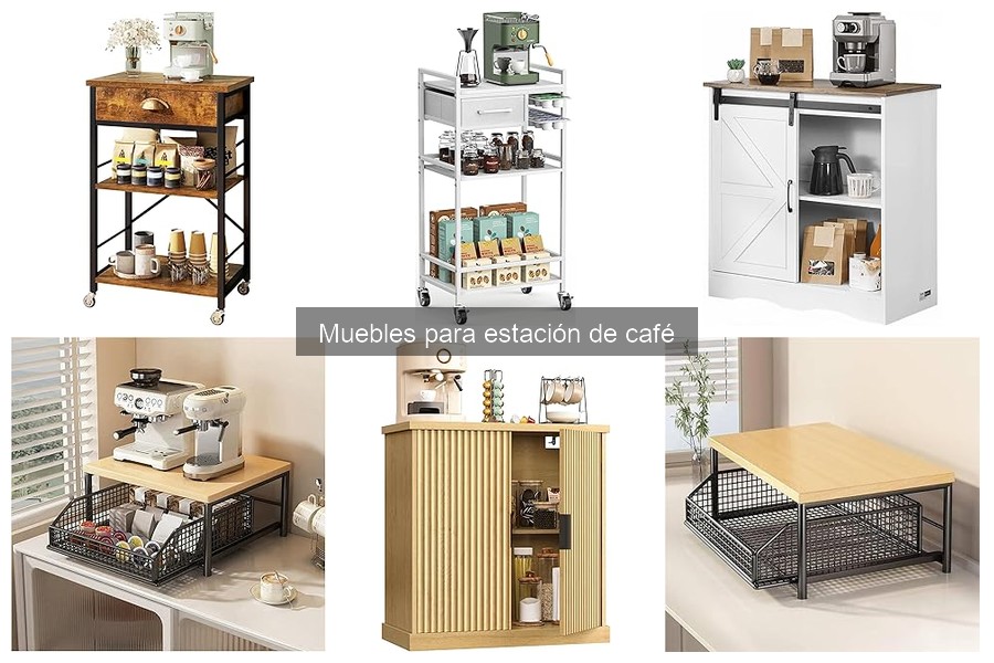 Alternativas Creativas a Muebles para Estación de Café