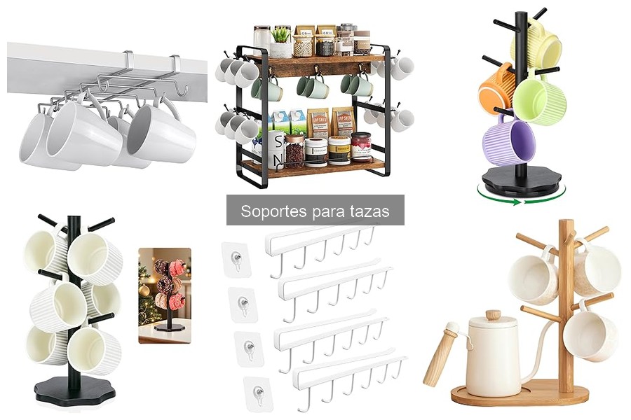 Alternativas Creativas a Soportes para Tazas Convencionales