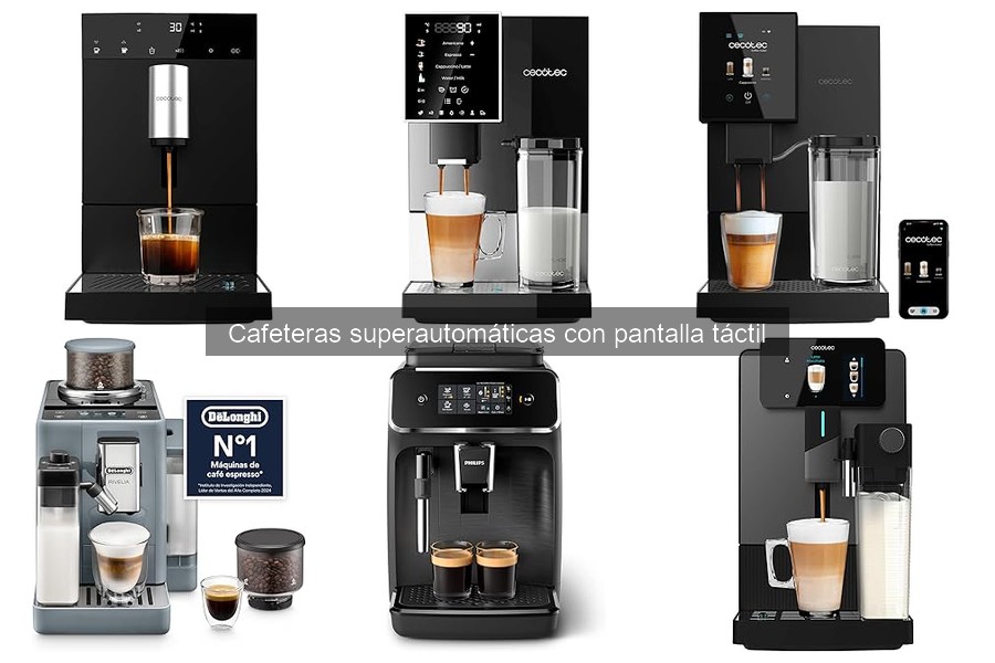 Alternativas económicas a cafeteras superautomáticas táctiles