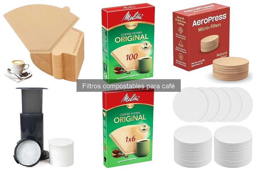 Alternativas sostenibles a filtros compostables para café