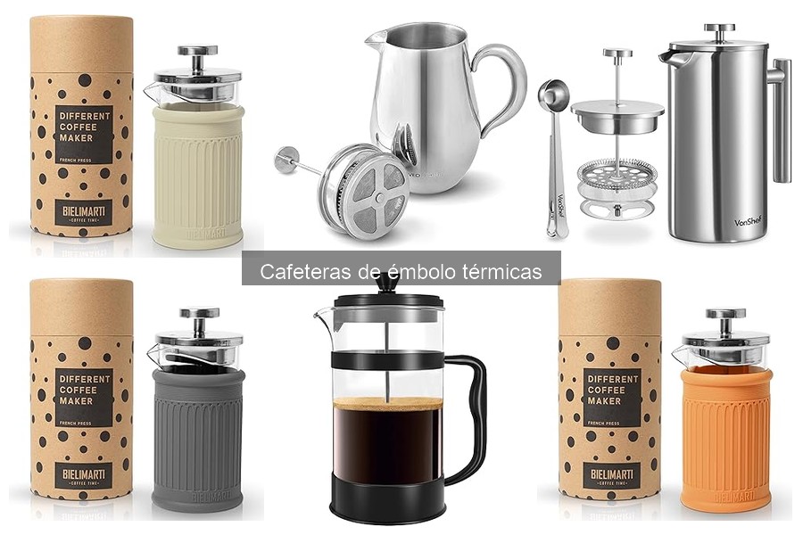 Análisis de precios de cafeteras de émbolo térmicas