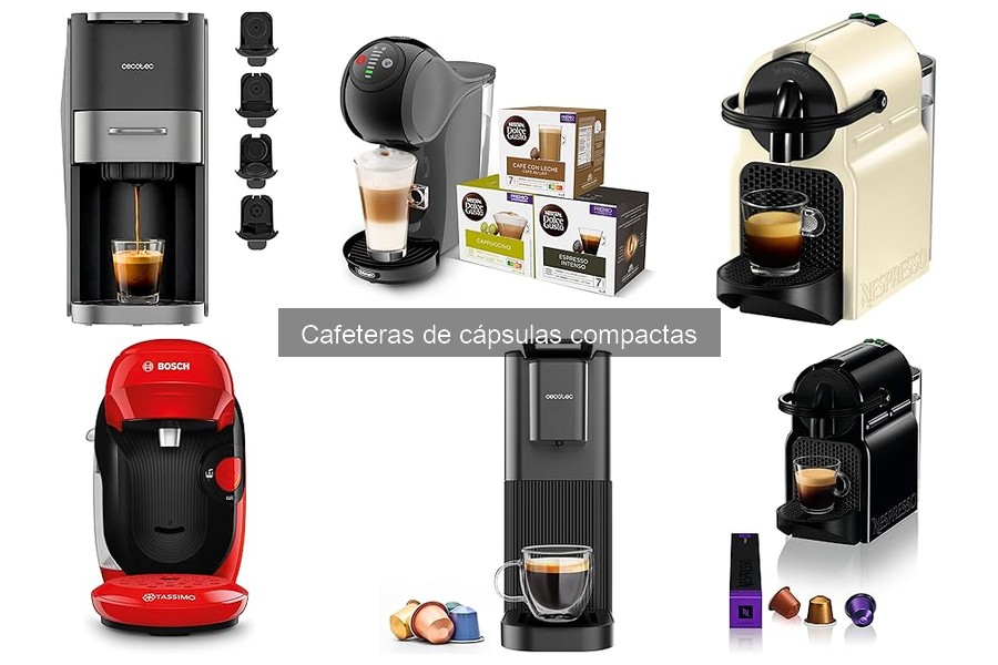 Aprende a usar una cafetera de cápsulas compactas
