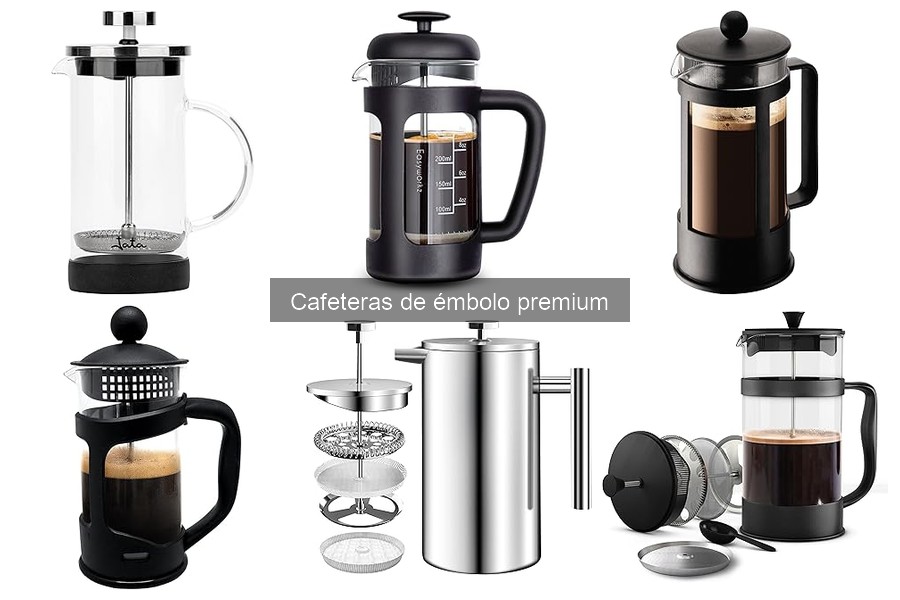 Aprende a usar una cafetera de émbolo premium correctamente