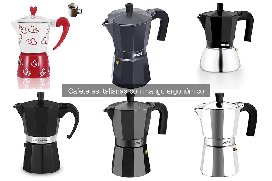 Cafeteras italianas con mango ergonómico: ¿Qué son y sus beneficios?
