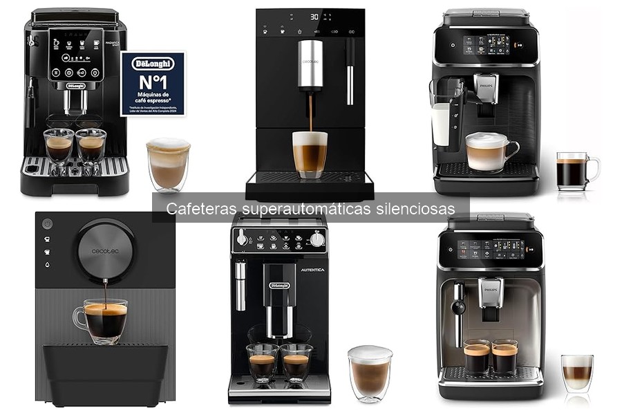 Cafeteras superautomáticas silenciosas ideales para casas pequeñas