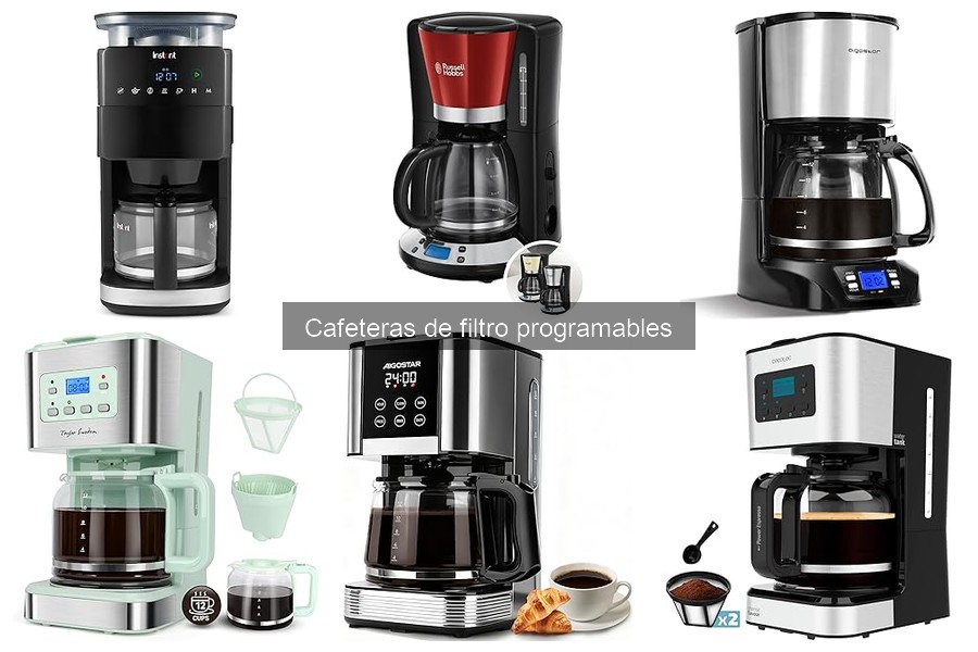 Características innovadoras en cafeteras de filtro programables