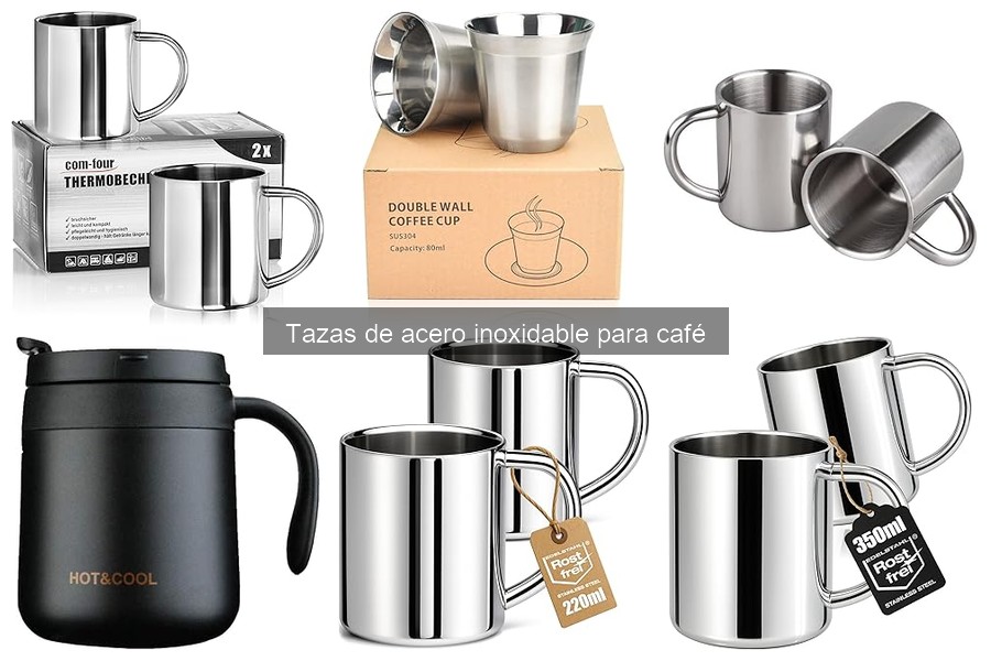 Características y beneficios de las tazas de acero inoxidable para café