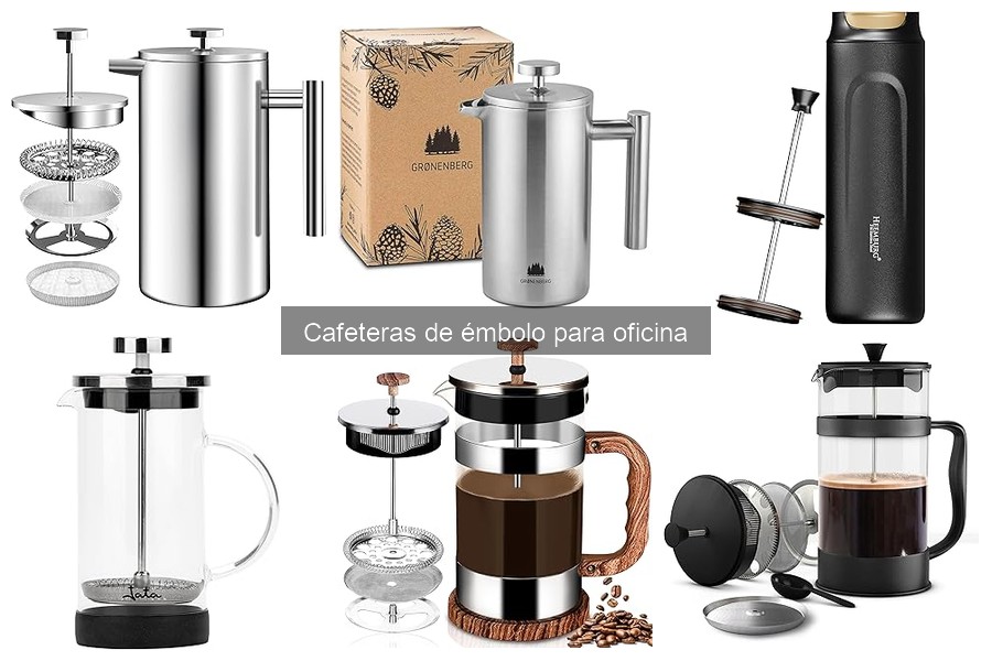 Casos de uso de cafeteras de émbolo en oficinas modernas
