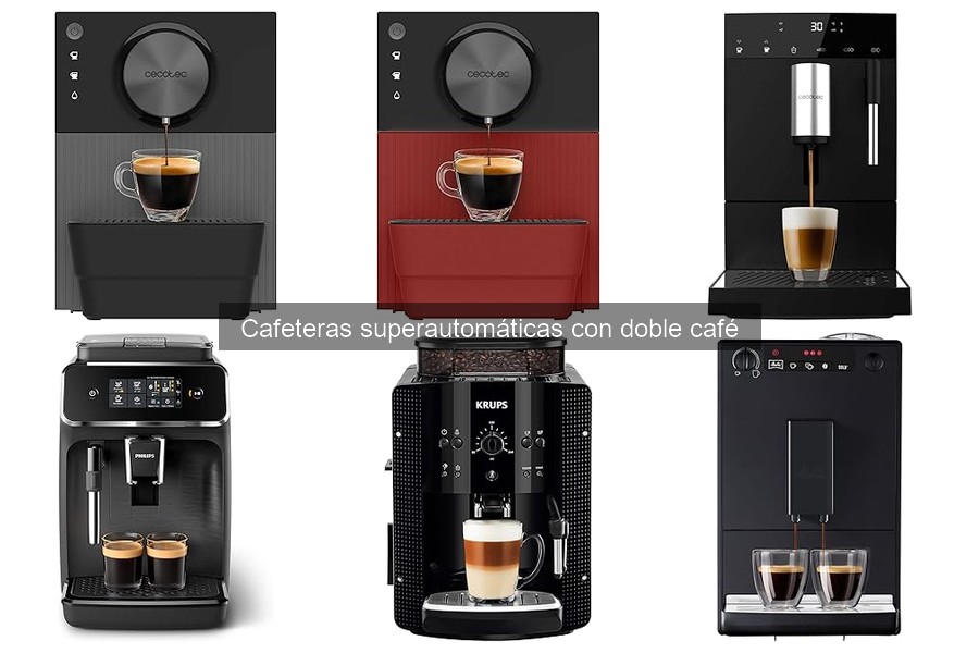 Cómo elegir cafeteras superautomáticas con doble café