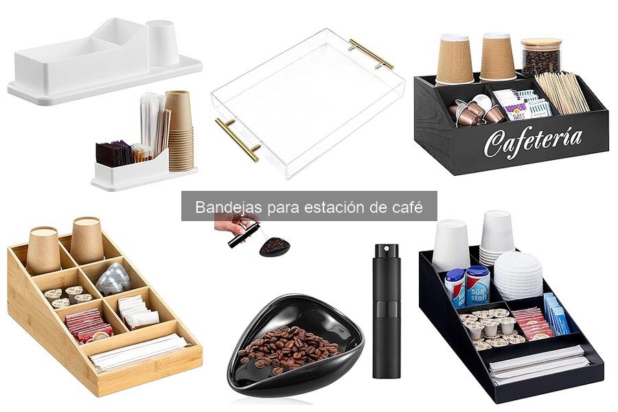 ¿Cómo elegir la mejor bandeja para estación de café?