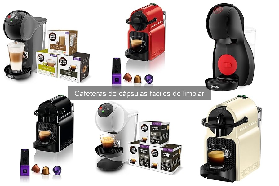 Cómo elegir la mejor cafetera de cápsulas fácil de limpiar