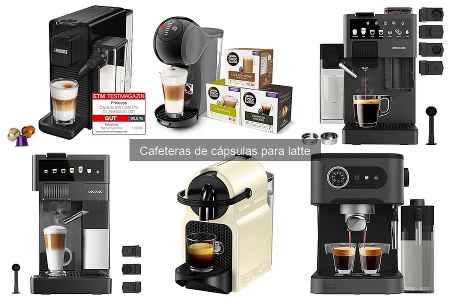 Cómo elegir la mejor cafetera de cápsulas para latte