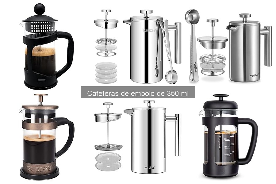 Cómo elegir la mejor cafetera de émbolo de 350 ml