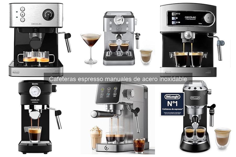 Cómo elegir la mejor cafetera espresso manual de acero inoxidable