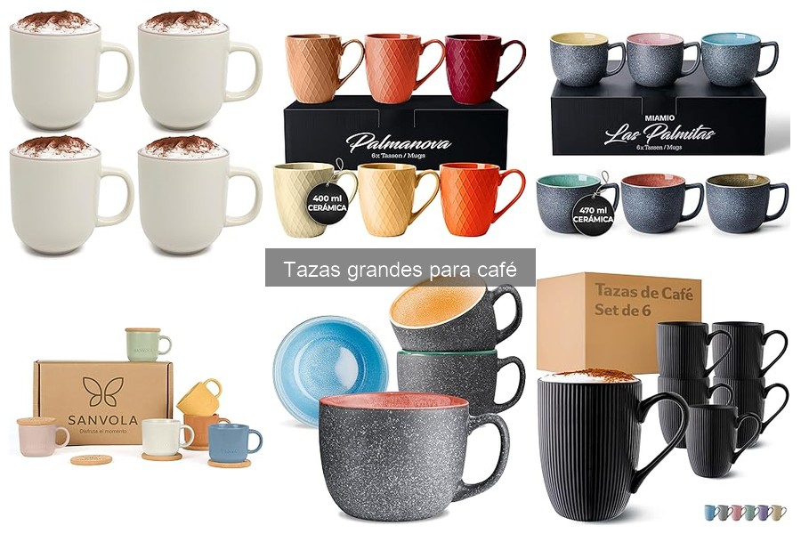 Cómo elegir la taza grande ideal para café