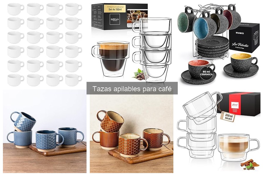 Cómo elegir tazas apilables para café de forma fácil
