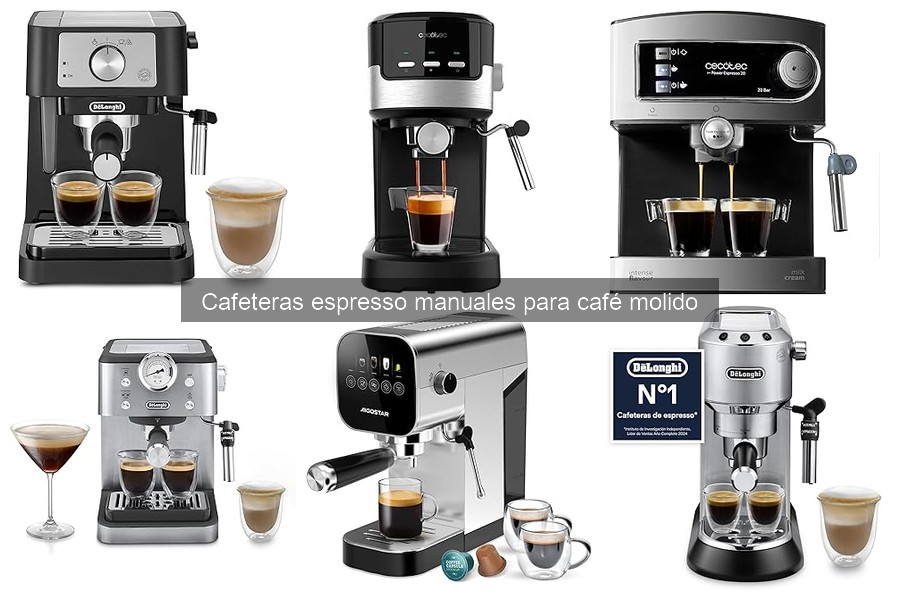 Cómo preparar café con una cafetera espresso manual