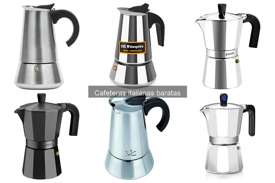 Cómo resolver atascos en cafeteras italianas económicas