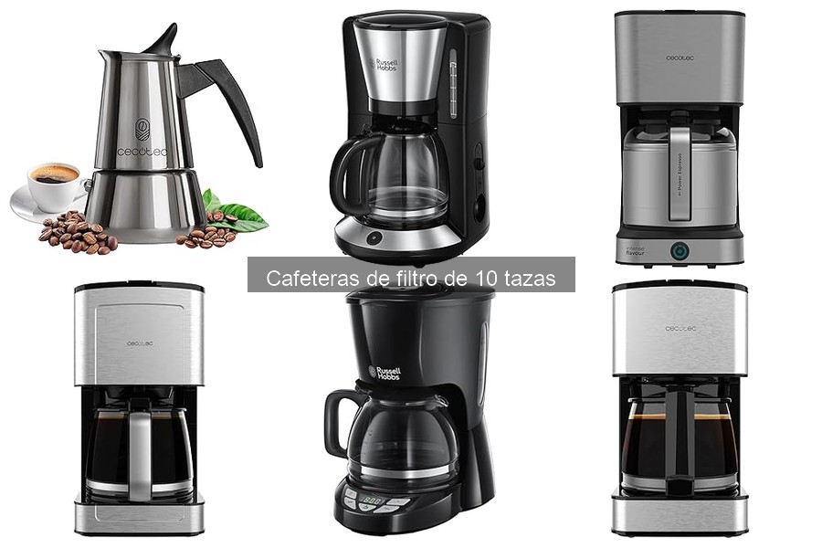 Cómo usar correctamente una cafetera de filtro de 10 tazas