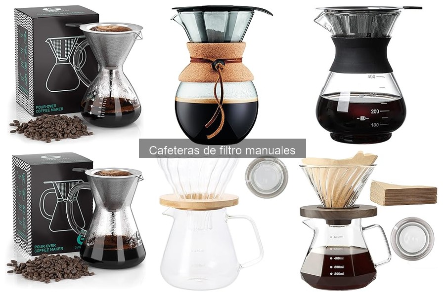 Cómo usar correctamente una cafetera de filtro manual