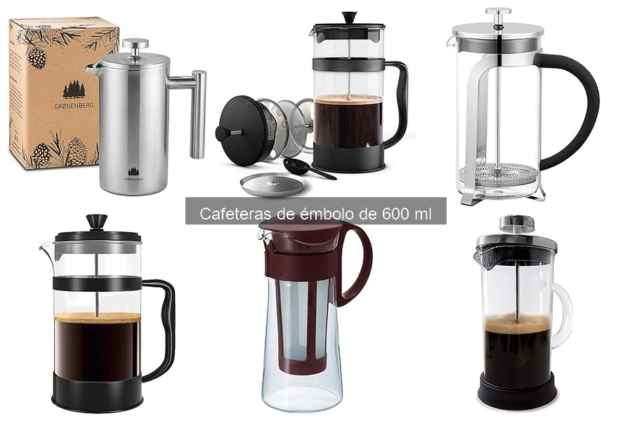 Cómo usar una cafetera de émbolo de 600 ml correctamente