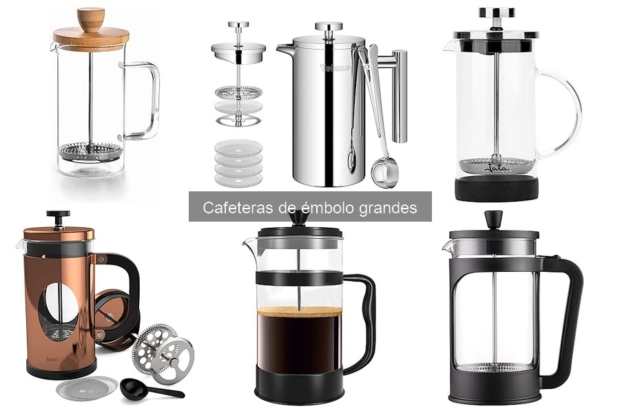Cómo usar una cafetera de émbolo grande correctamente