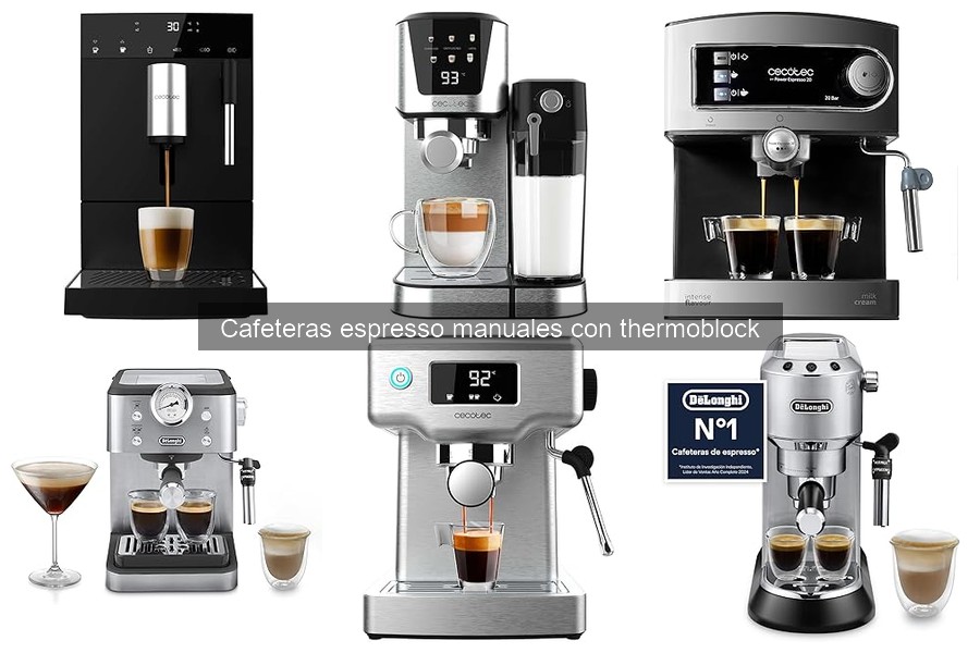 Cómo usar una cafetera espresso manual con thermoblock