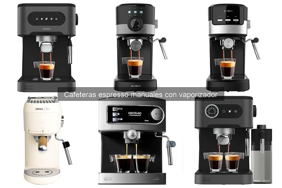 Cómo usar una cafetera espresso manual con vaporizador