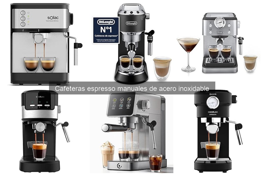 Cómo usar una cafetera espresso manual de acero inoxidable