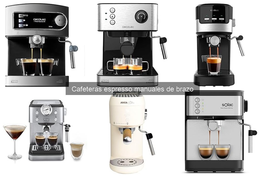 Cómo usar una cafetera espresso manual de brazo